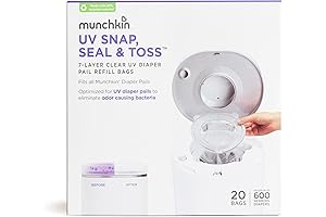 Munchkin Snap, Seal & Toss Diaper Bags | Holds up to 600...