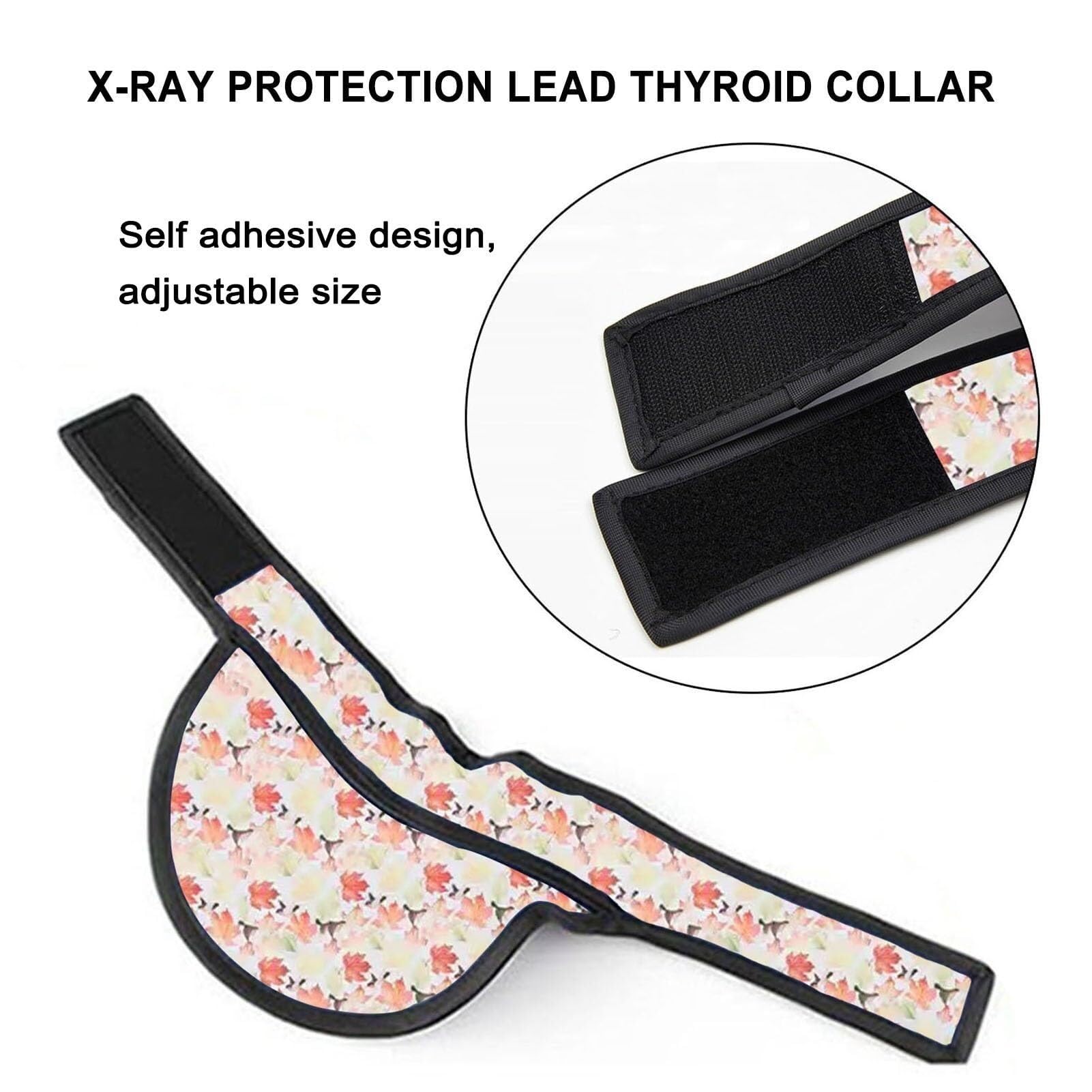 Delantal de plomo con collar tiroideo 0.5mmpb Protección radiológica rayos X CT MRI