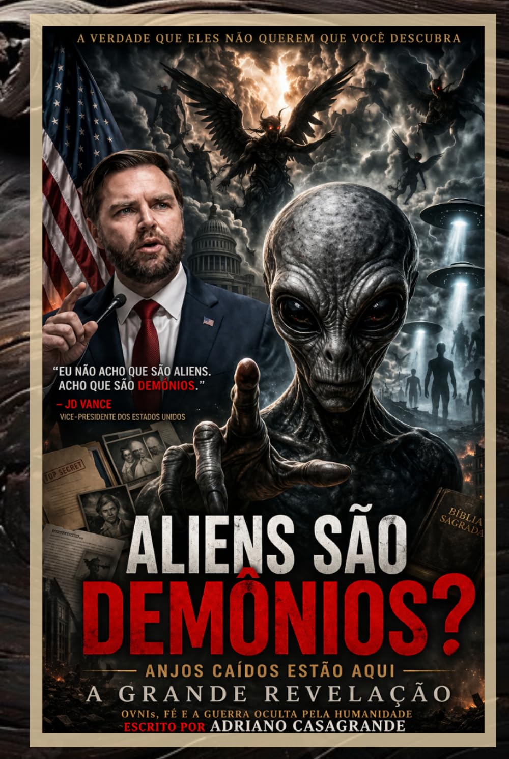 ALIENS SÃO DEMÔNIOS?: Anjos caídos estão aqui: OVNIs, fé e a guerra oculta pela humanidade