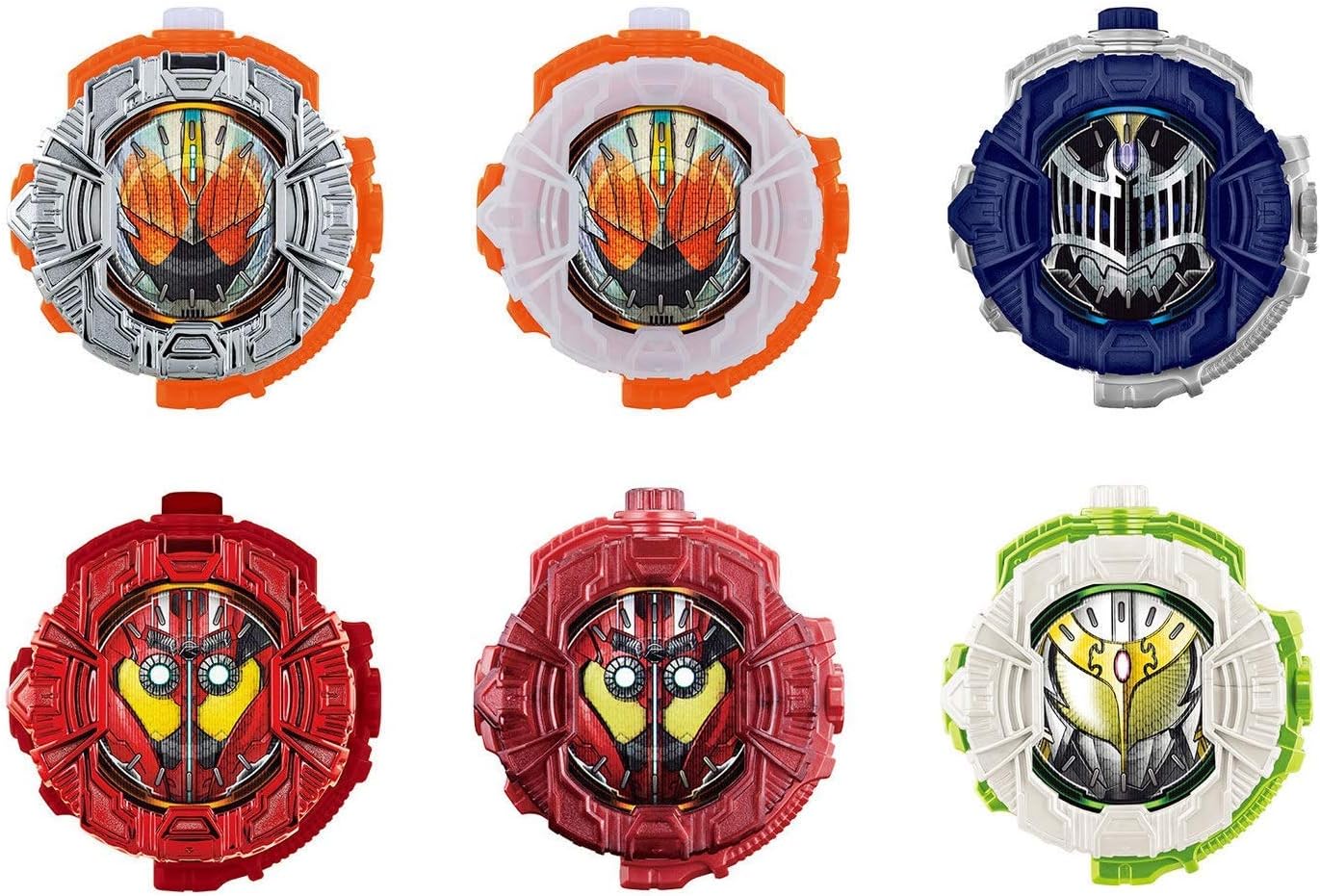 Kamen Rider Jiou SoundRide Watch Series GP Ride Watch 11 [Set of 6 (Full Compap)] Bandai Gashapon