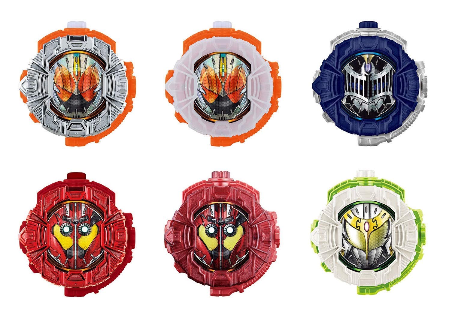 Kamen Rider Jiou SoundRide Watch Series GP Ride Watch 11 [Set of 6 (Full Compap)] Bandai Gashapon