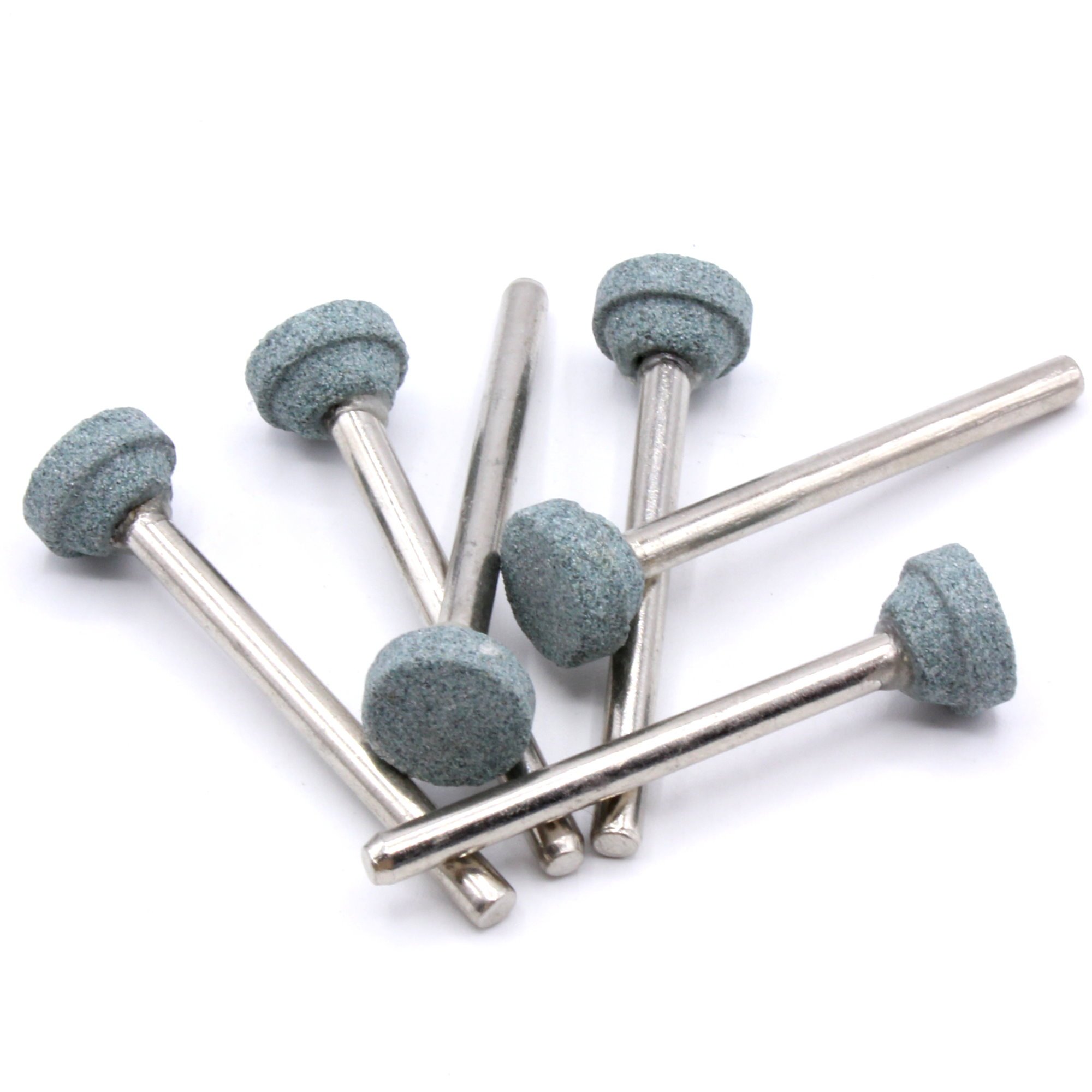 Lot de 6 meules abrasives en carbure de silicium Ø 10 x 3 mm pour ponceuse Dremel, Proxxon Accessoires Meule meule Outil multifonction