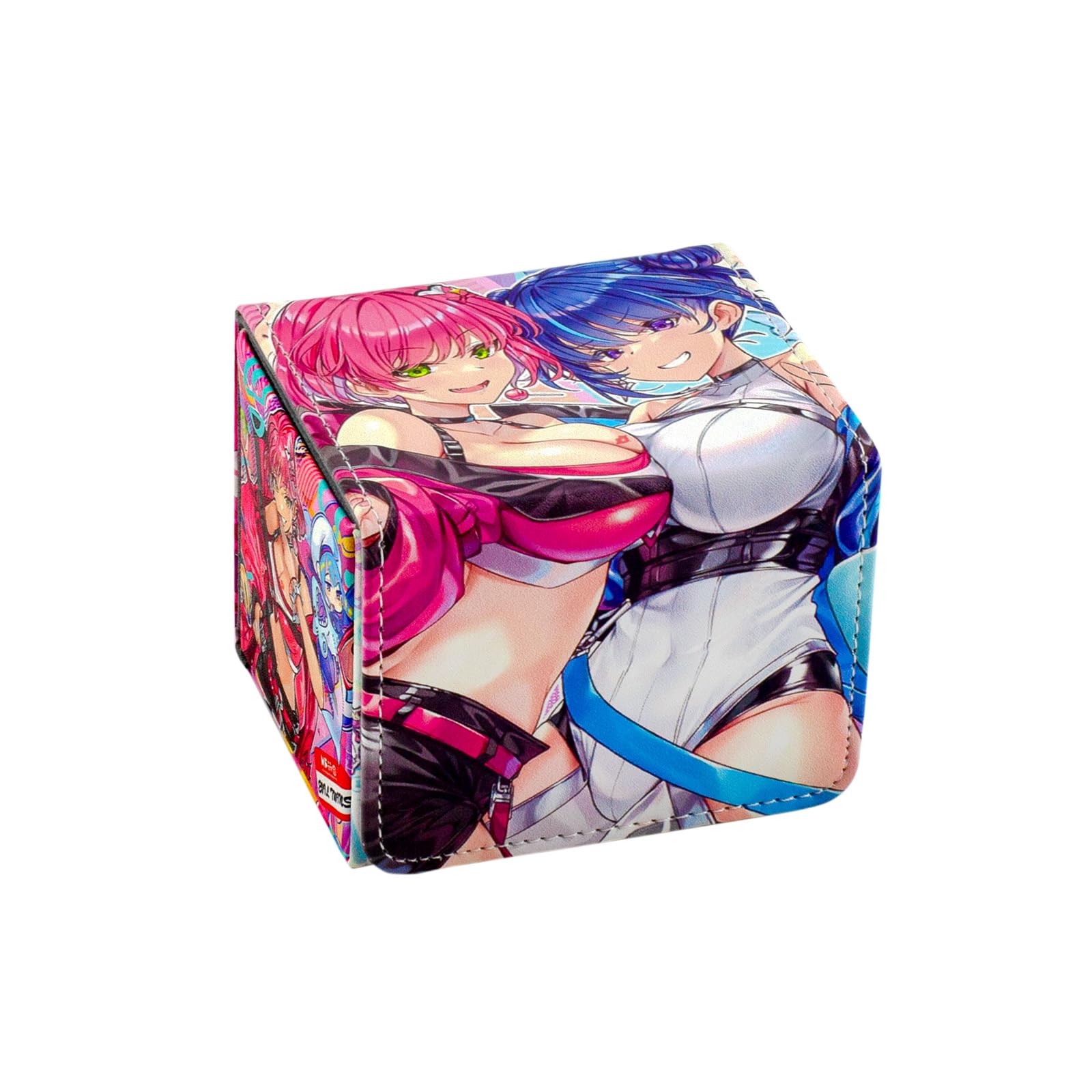 Card Deck Box Fits for YGO MTG，100+ Card Storage Box Trading Card Games PU Leather Card Storage Box Premium Card Deck Case