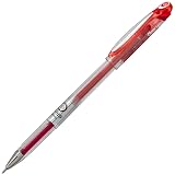 Pentel Arts Slicci 0.25 mm Extra Fine Gel Pen, Red Ink, Box of 12 (BG202-B) – view 3