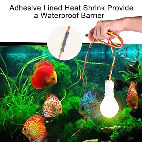 Miniatura 7 de XHF 140 piezas de 332 pulgadas 18 pulgadas 316 pulgadas 14 pulgadas 516 pulgadas 38 pulgadas rojo 31 kit surtido de tubos termorretráctiles