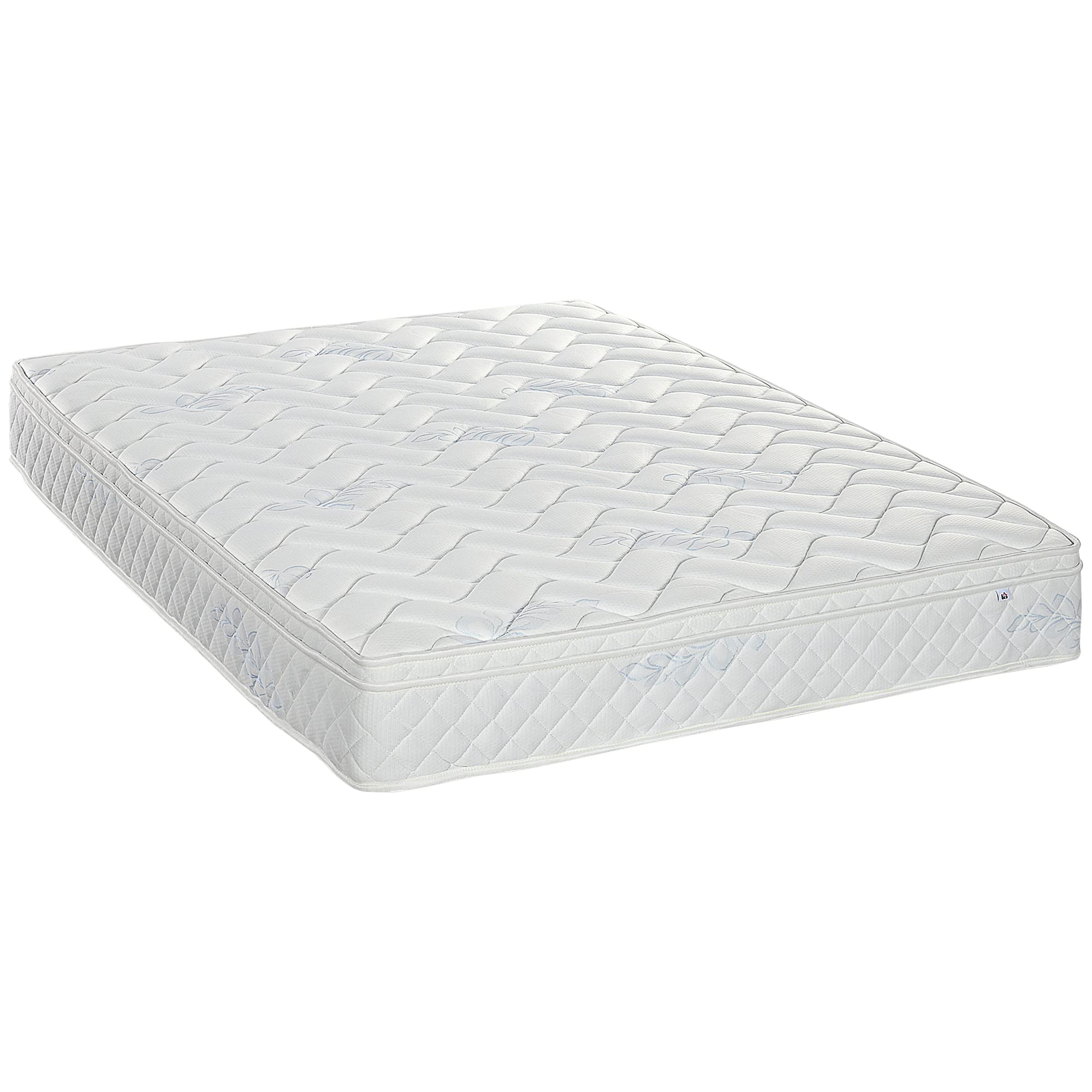 HOMCOMKing Mattress, Pocket Sprung Mattress in a Box with Breathable Foam and Individually Wrapped Spring, 200cmx150cmx22.5cm, White