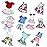 ReeRaa 20 pcs 18 inch Doll Clothes and Accessories for American 18 inch Girl Doll Clothes Gift Including 10 Complete Sets of Clothing