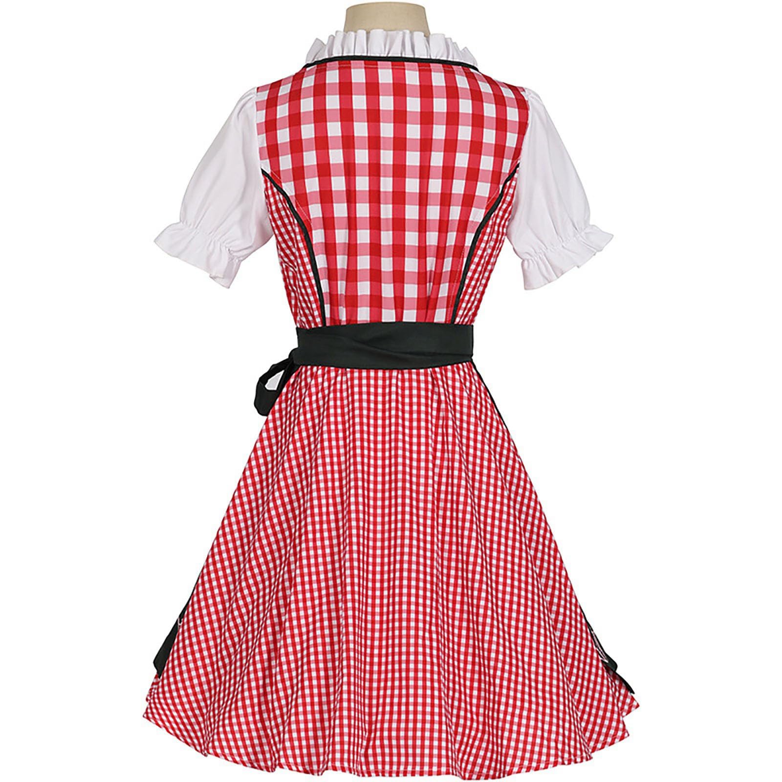 Dirndl Kinder Cosplay Kostüme Für Jungen Elegantes Cosplay-Kostüm, Hofkleid für Oktoberfest-Partys, Halloween, Karneval, mittelalterliche Themenveranstaltungen, historische Gothic-Minikleider Frauen
