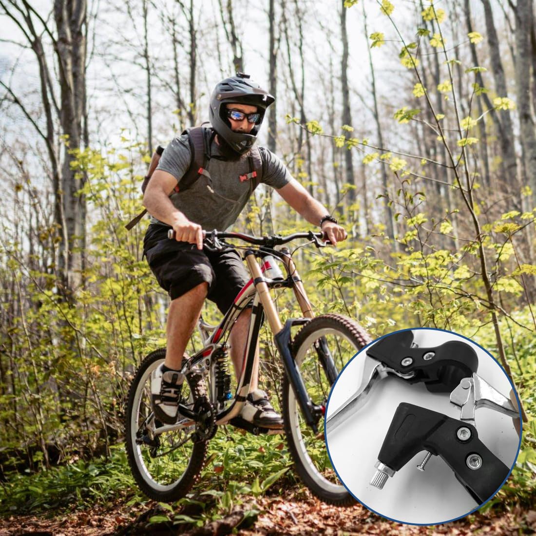 GNHG Leve Freno Bici, Freni MTB,Freni Bici,Maniglie Freno Bicicletta