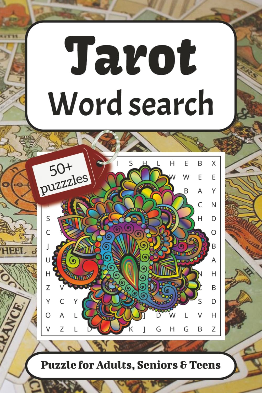 Tarot Word Search Puzzle Book: Word searches with Easy to Read Print about Tarot, Symbol, Zodiac and More |6x9 inches, 110 pages | 50+ Puzzles … | ... readers, witchy friends, or curious minds