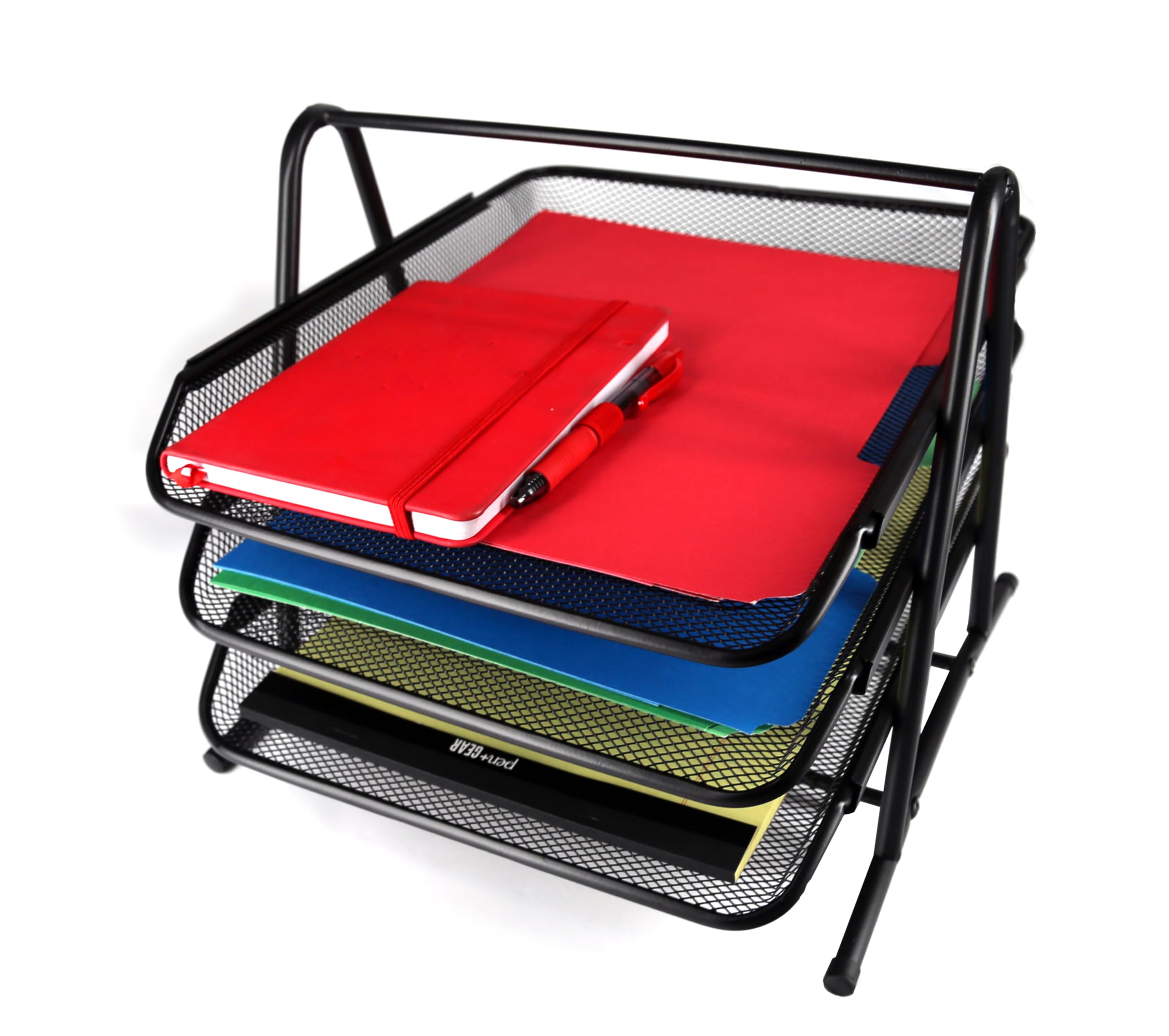 Huron Steel Wire Adjustable 4-slot Desk File Organizer Black Huron Steel  Wire Desk File Organizer - Adjustable 4-Slot Vertical Document Sorter For  Office \u0026 Home Adjustable File Slots, image size:2560x2268