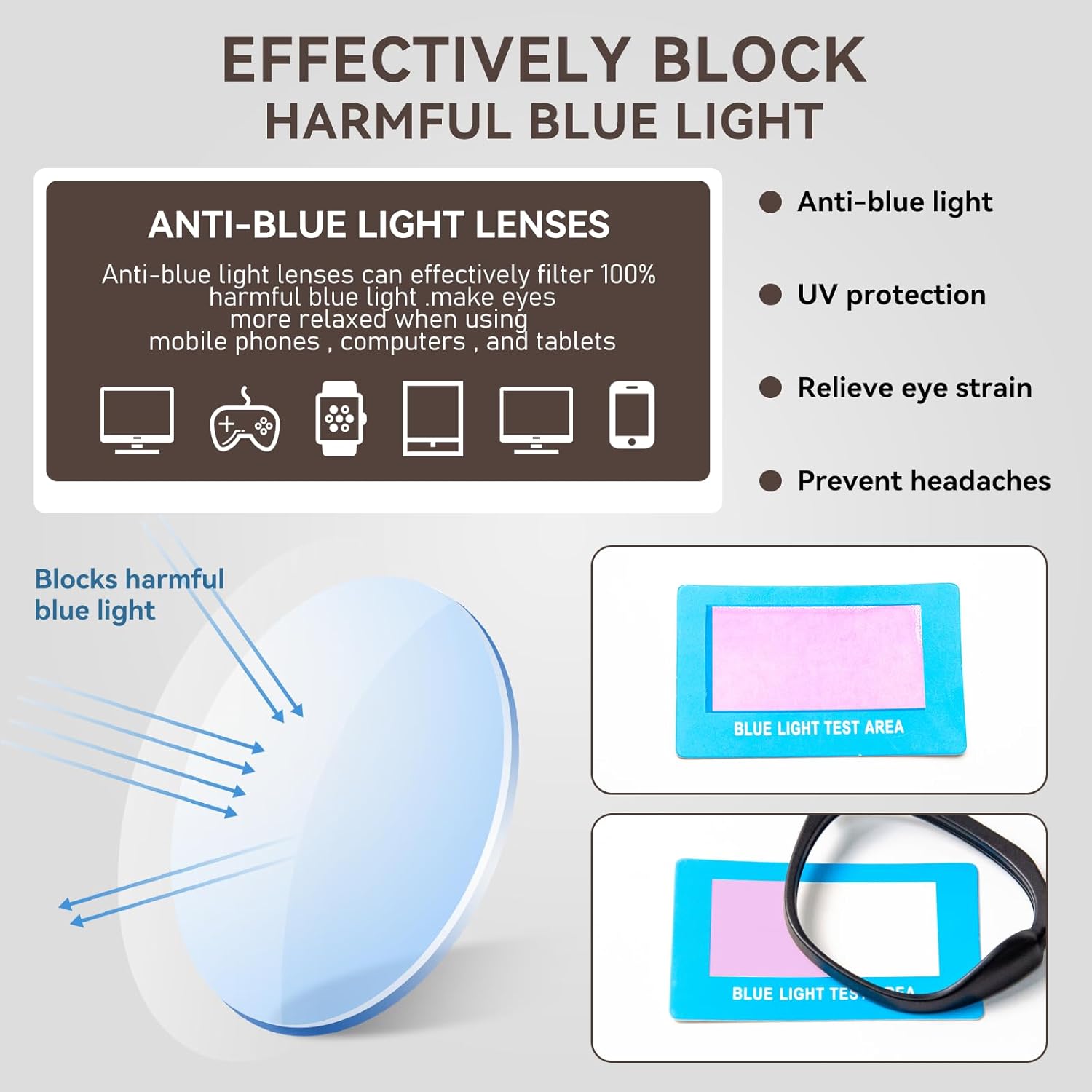 JO Progressive Multifocus Reading Glasses 2 Pack Women men Unisex Progressive Reader Multifocal Ultra-light Material - Image 4