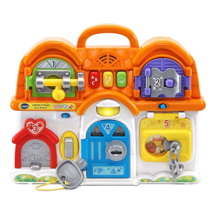 LET'S GO BOARD! HOW-TO DUD 6枚セット Amazon.com: VTech Latches and Doors Busy Board : Toys & Games