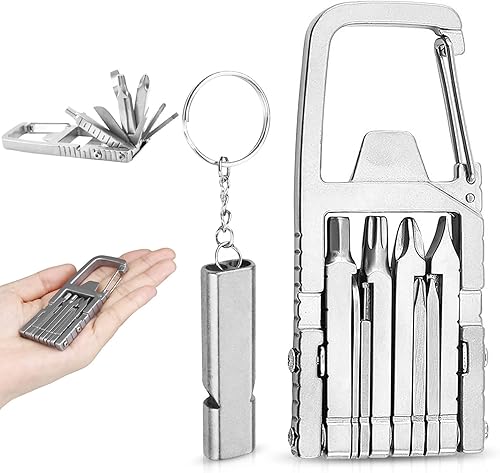 Miniatura 10 de Mini Jawbreaker 13 en 1, mini herramienta de defensa personal, mini herramienta multiherramienta con abridor de botellas, soporte para teléfono, 2