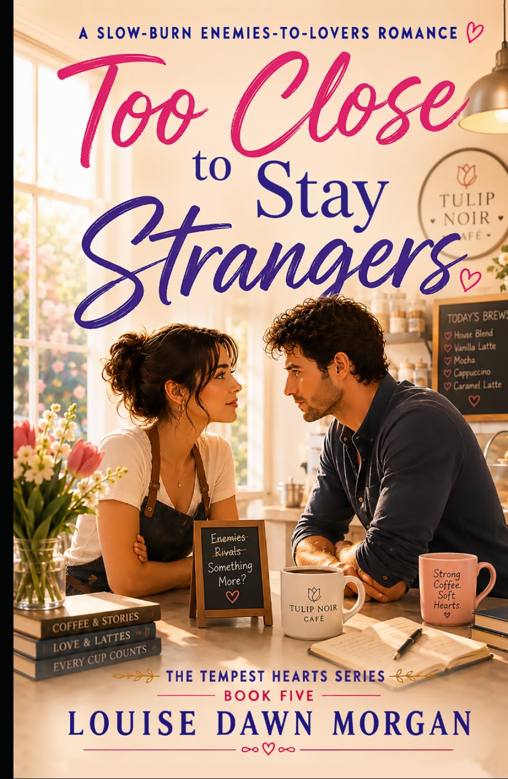 Too Close to Stay Strangers: An Enemies-to-Lovers Slow-Burn Romance (The Tempest Hearts Series)