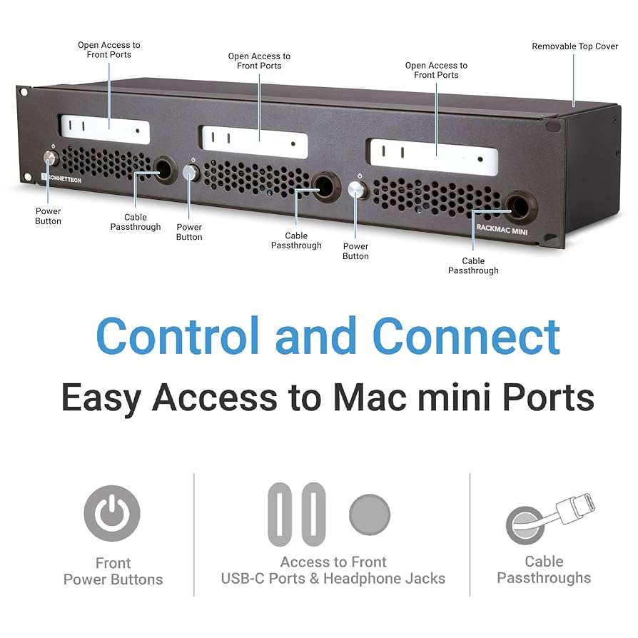 Amazon.com: Sonnet RackMac mini (2024+) – 2U Rackmount