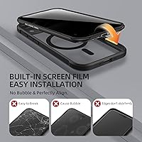 Vista 8 de BERFY Funda para iPhone Air, compatible con MagSafe, protector de pantalla de privacidad integrado y protección de cámara, cuerpo completo