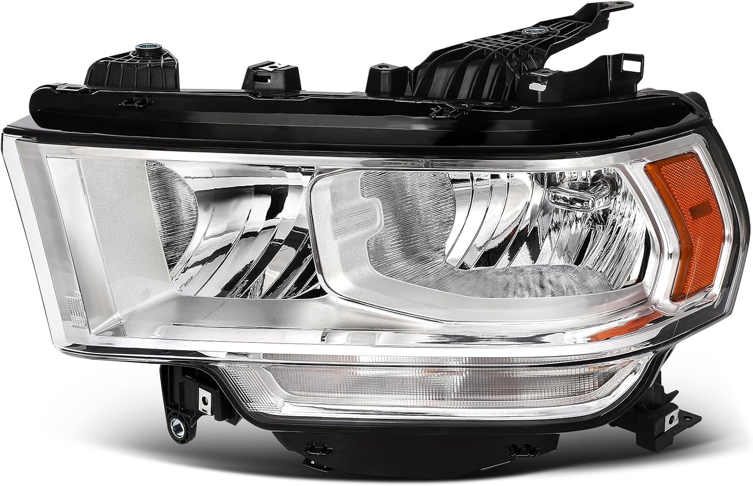 ECCPP Headlights for 2019-2024 for Ram 2500 3500 left Headlight Assembly Chrome Housing 68360177AE