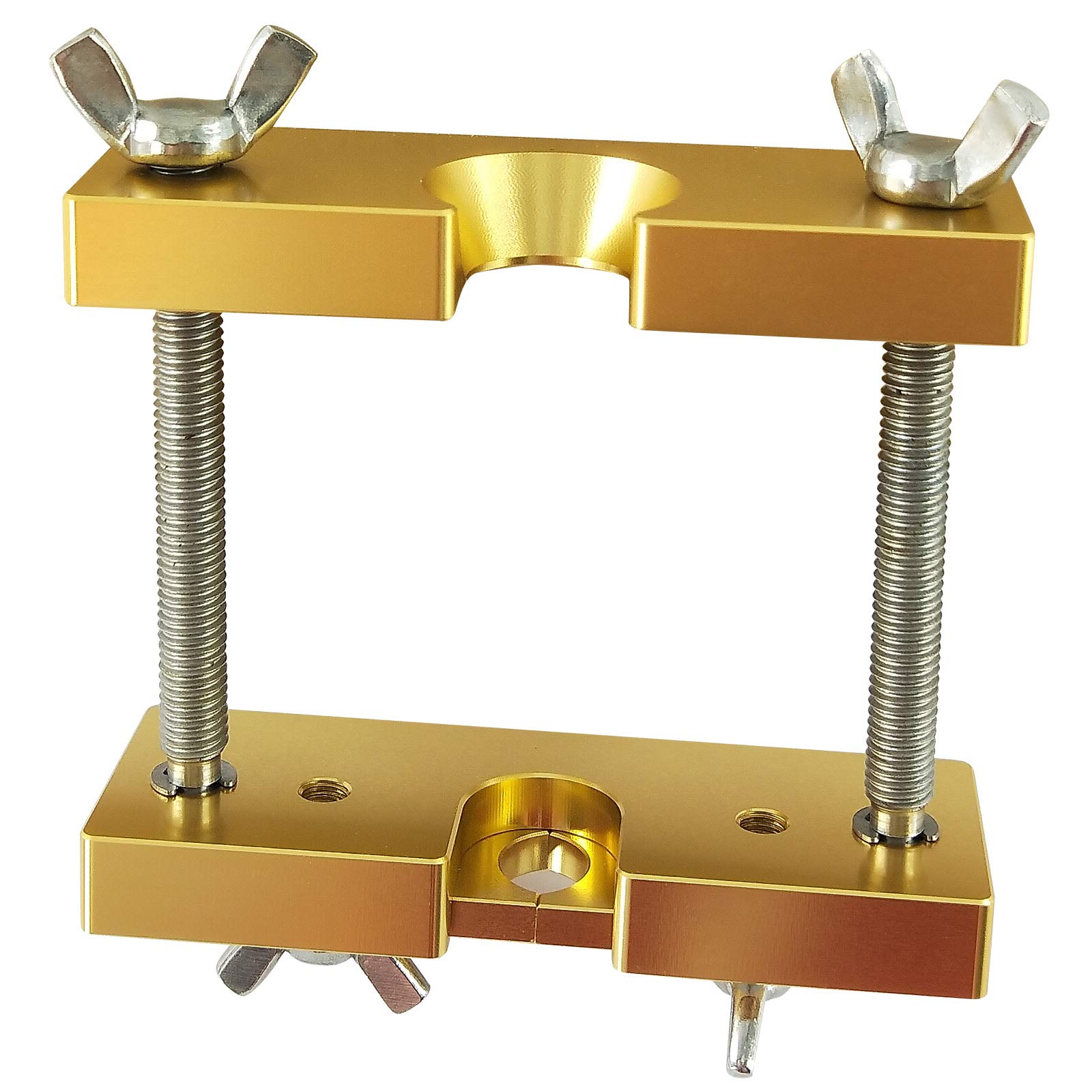 M Y Fly YoungMouthpiece Puller Tool The Brass-wind Instrument Mouthpiece Puller Remover Adjustable Portable Professional 3.94 x 4.33 inch Multicolor (Gold)