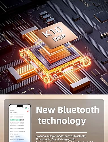 Vista 5 de Karaoke Machine for Adults Kids, Portable Bluetooth Mini Karaoke Machine Speaker with 2 Wireless Microphones, Singing System for Family Gatherings