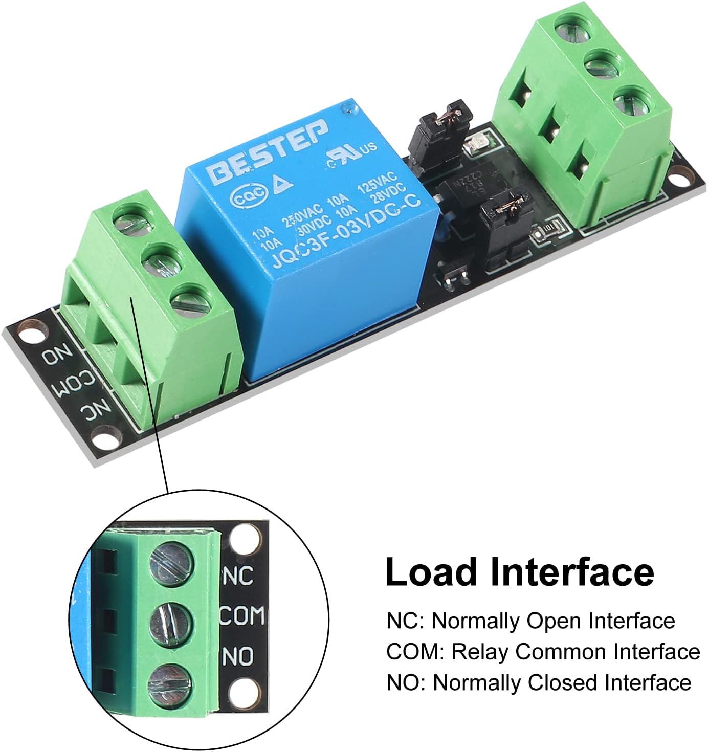 Buy ACEIRMC 6pcs 3v 1 Channel Relay Board for Raspberry Pi Arduino ...