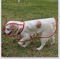Vista 6 de Impermeable para mascotas, impermeable para perros pequeños, impermeable, para cachorros, ropa impermeable transparente para perros pequeños, gatos