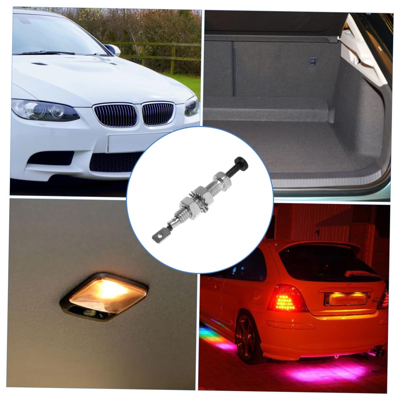 Automotive Door Lamp Switch Adjustable Replacement Car Door Light Switch Button Courtesy Lamp Use