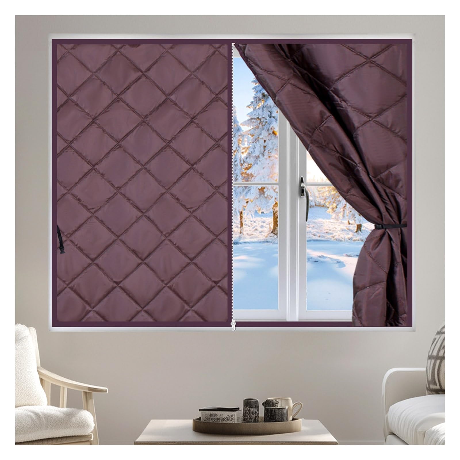 Housse isolation grenier thermique en tissu Oxford dense