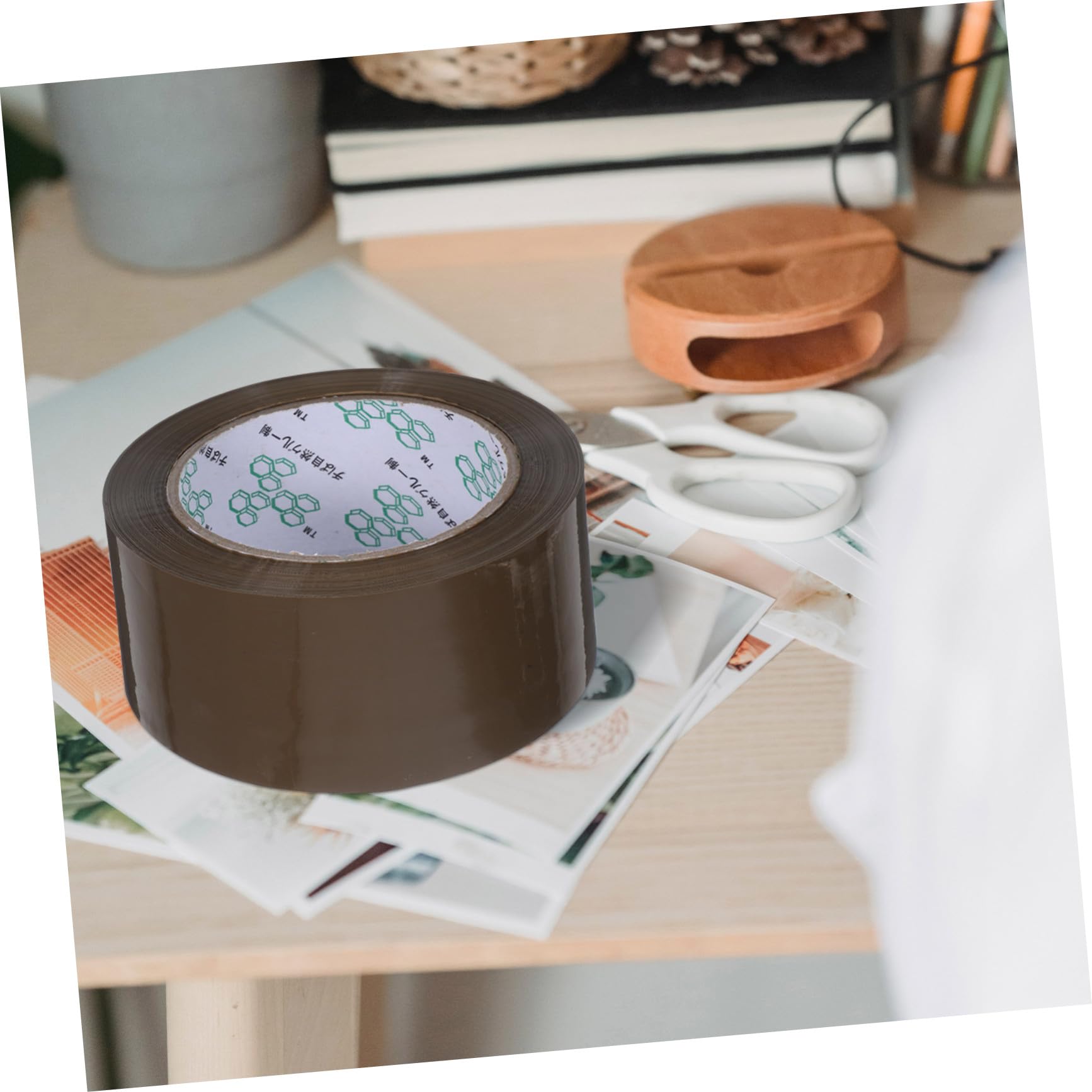 5 Rollen Starkes Packband Braunes Klebeband mit Hoher Klebkraft für Versand Umzug Industrie Büro und Haushalt Vielseitiges Verpackungsband für Sicheres Abdichten