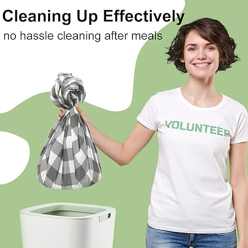 Vista 47 de misaya Paquete de 4 manteles desechables de búfalo, mantel de plástico impermeable de 54 x 108 pulgadas, manteles rectangulares a cuadros caqui