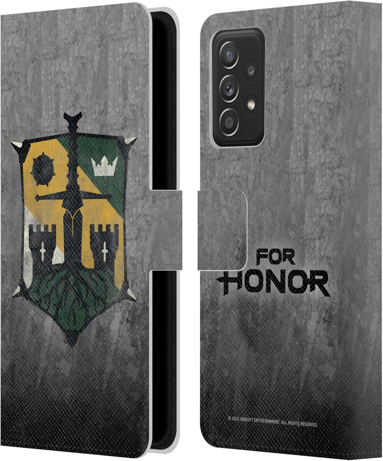 Head Case Designs Officially Licensed for Honor Samurai Icons Leather Wallet Case Compatible with Galaxy A52 / A52s / 5G (2021)