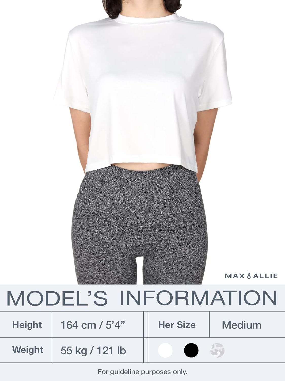MAX ALLIE Women's Ultra Soft Cropped T Shirt Crew Neck Tees Casual Loose Fit Basic Lightweight - Image 4