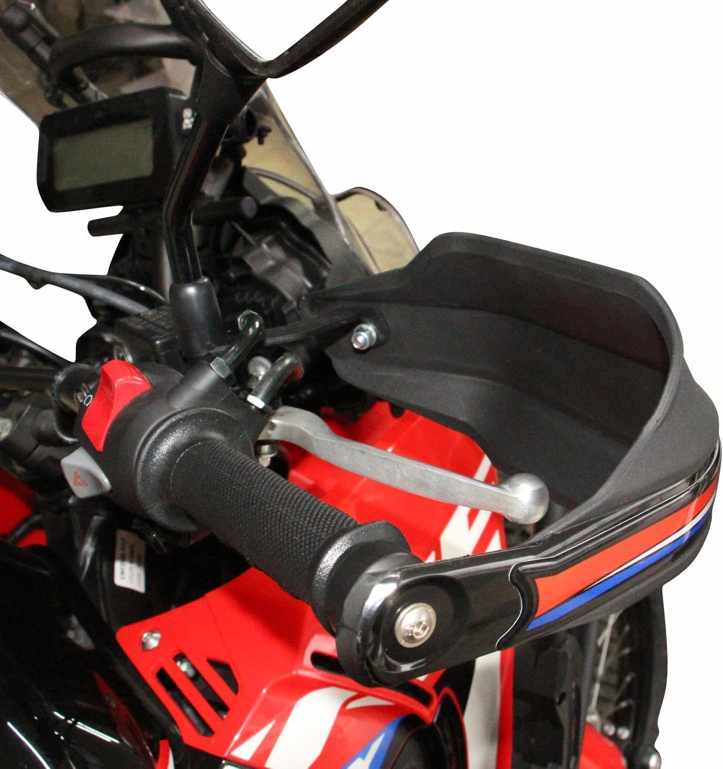 GP Kompozit Plastikowa osłona dłoni czarna kompatybilna z Honda CRF250 Rally CRF300 Rally 2023 czarna