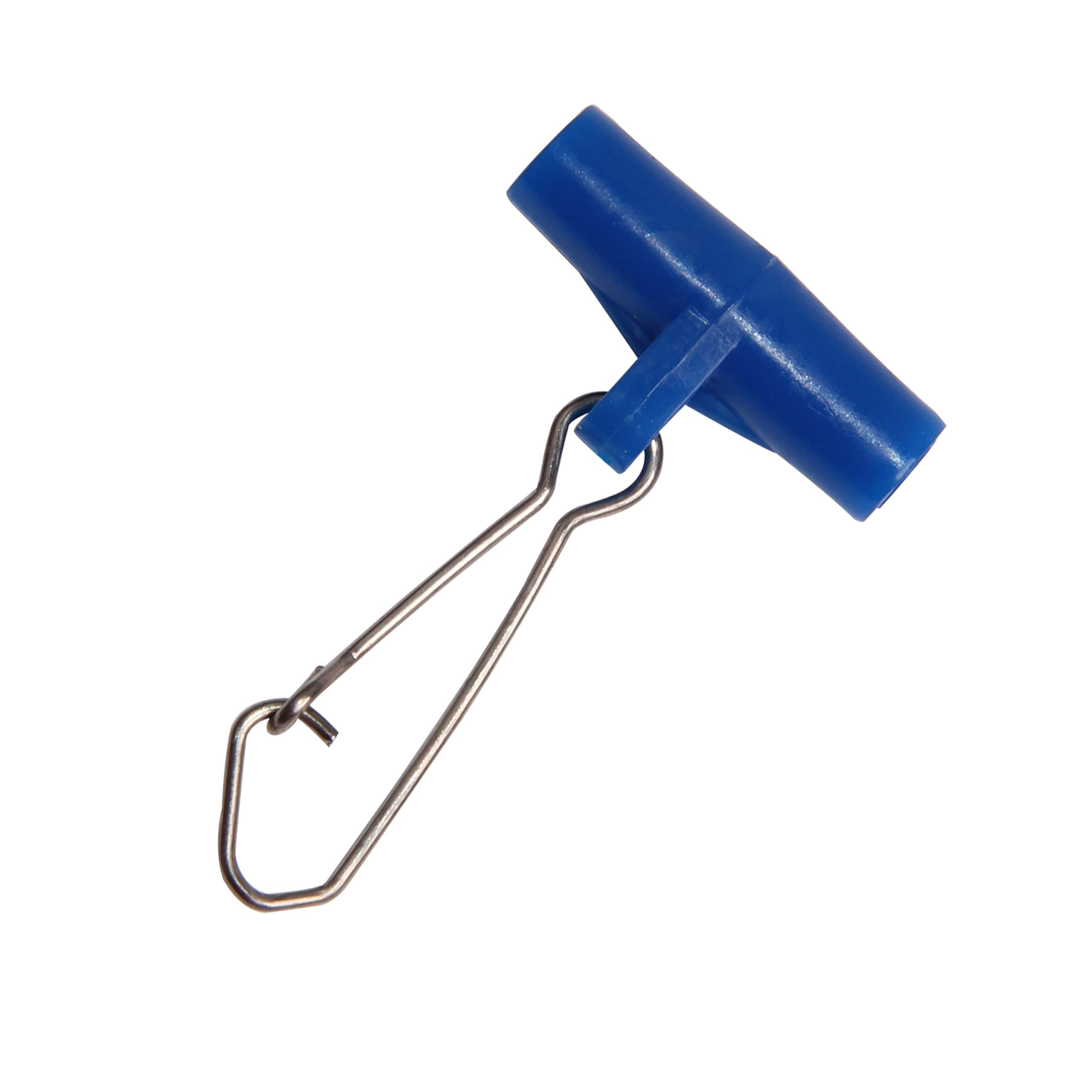 AGOOLFishing Line Sinker Slide with Hooked Snap - 10/60pcs High-Strength Braid Line Sinker Slider with Safety Snap Stainless Steel Snap Kit Fishing Accessories