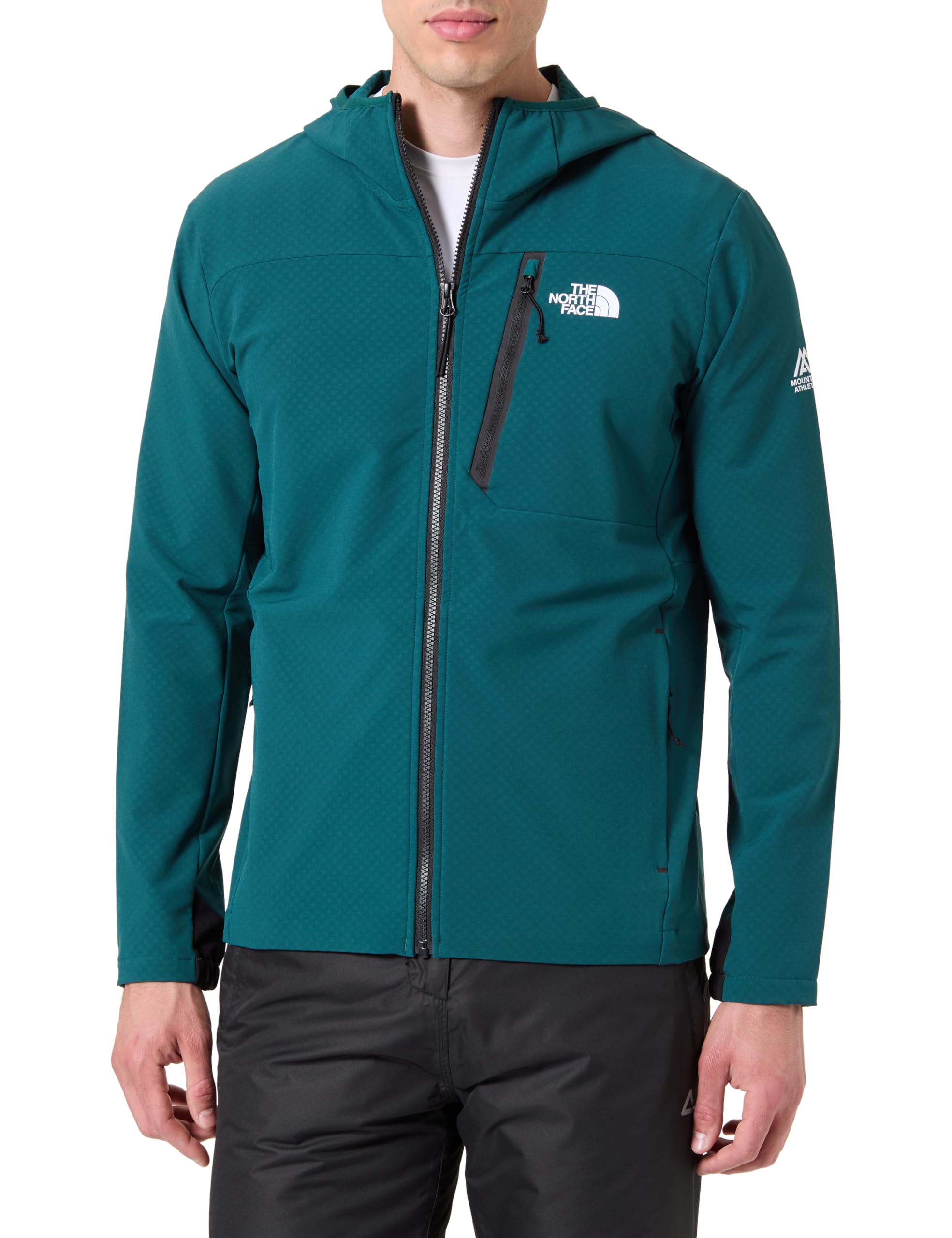 The North Face Men's Mountain Athletics Softshell Jacket, Deep Nori, XXL