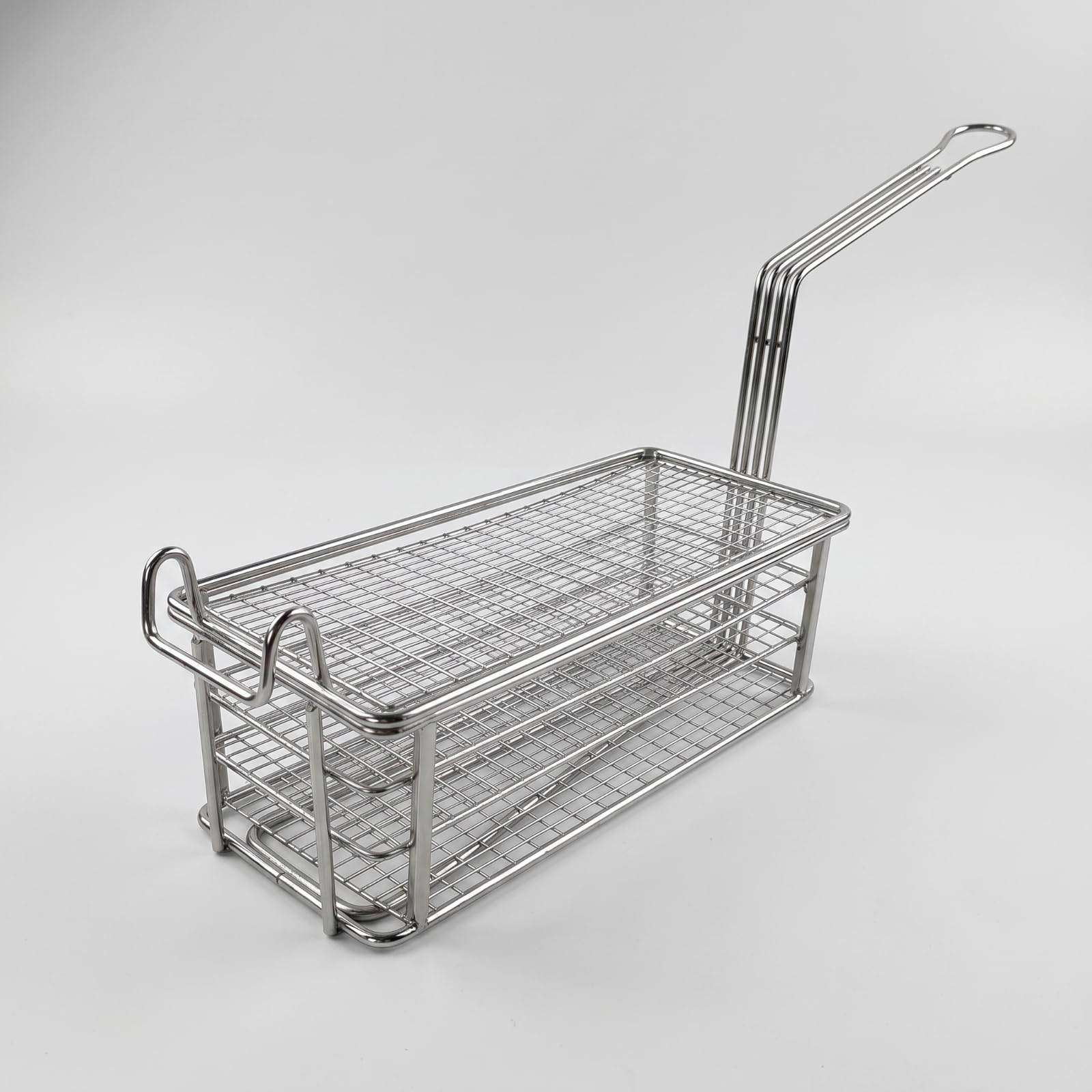 Cesta Freír | Cesta con Mango Largo, Antióxido, Utensilio, para Cocina, Cocineros, Profesionales, 4