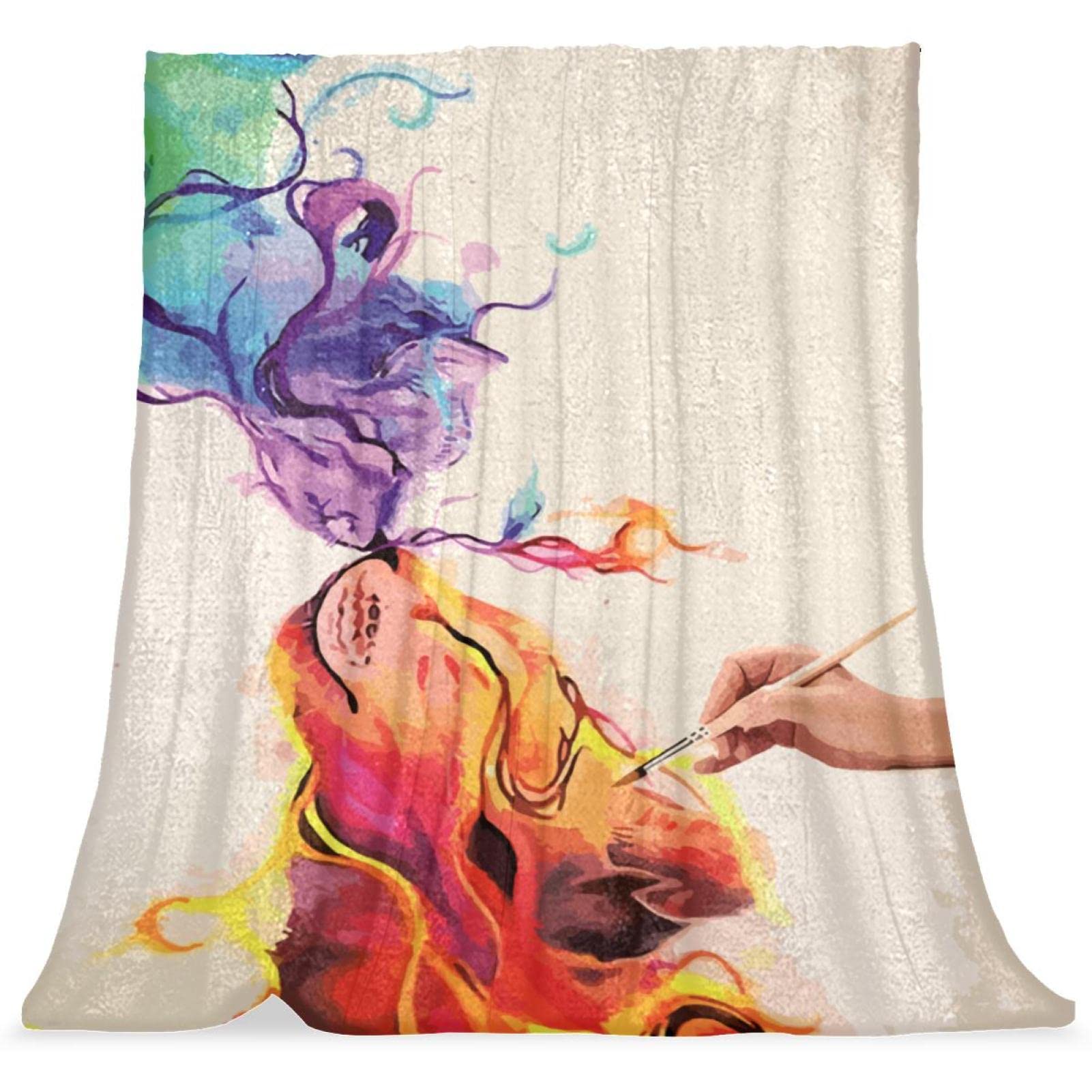 Couverture en peluche couverture de sieste chat et léopard pour adulte et enfant