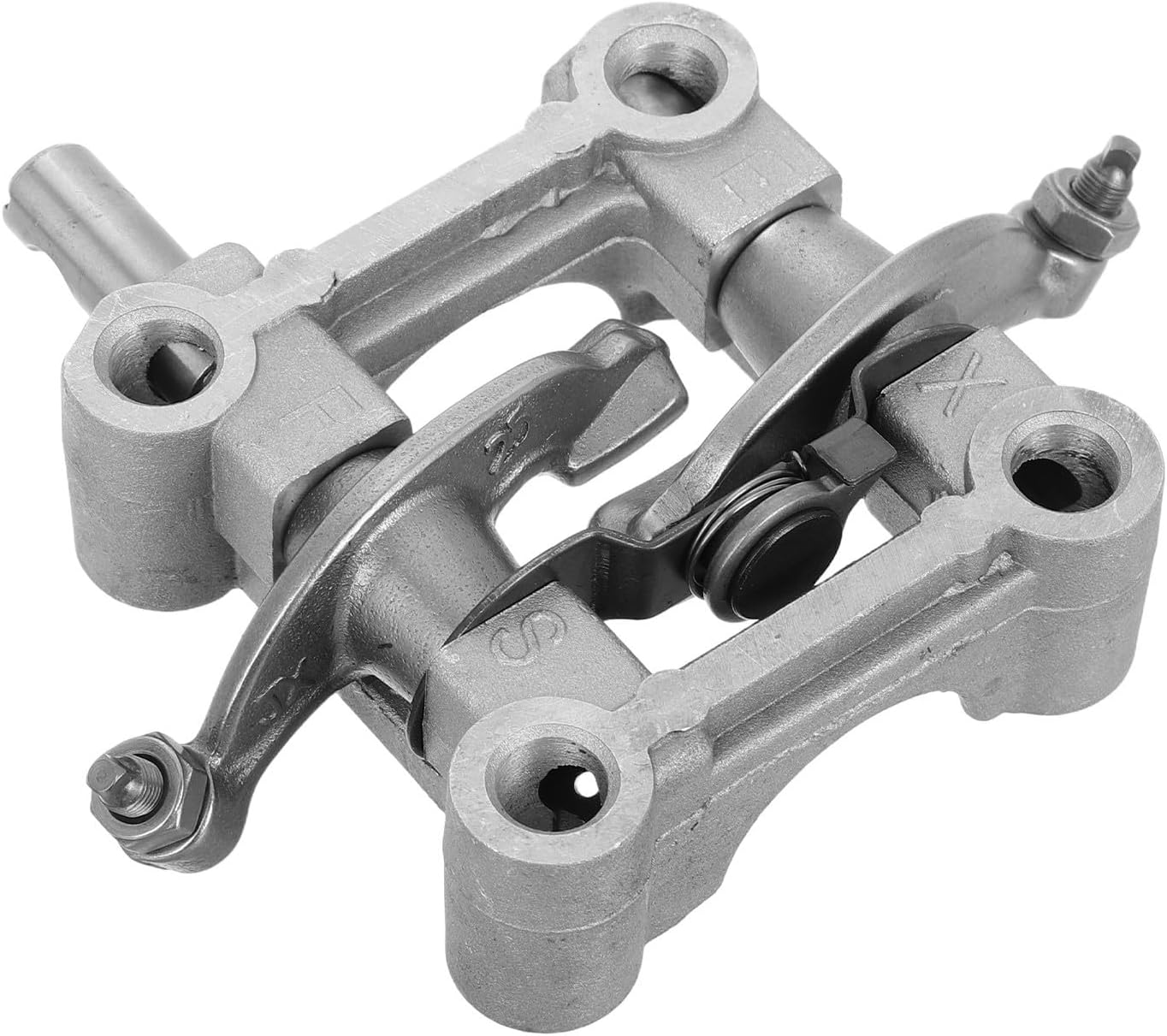 Gadpiparty Engine Rocker Arm Camshaft Holder Assembly for 125cc 150cc Scooter Atv Replacement Part for Motorized Bikes with Sturdy Metal Construction and Enhanced Engine Performance
