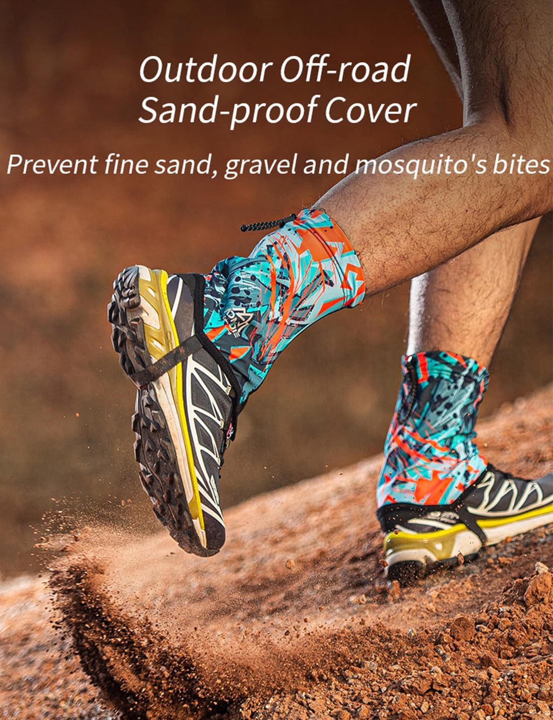Ghette Da Trail Per Uomo E Donna, Basse Ghette Da Trekking Per Deserto Trail Running Caccia Neve Escursionismo
