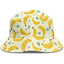 Kids Girls Bucket Hat, UPF 50+ UV Sun Protection Wide Brim Hat for Beach Vacation Outdoor Travel 4-8 Years