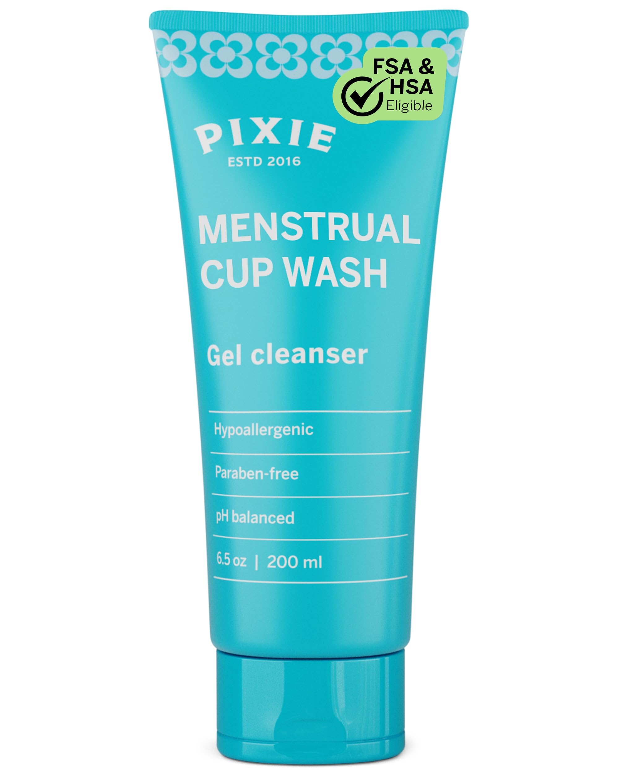 Menstrual Cup Wash - Best Formula to Wash Your Period Cups - Organic and Natural Ingredients & pH Balanced - Gel Cleaner - Sterilizer Soap for Menstrual Discs (6.8 Ounces)