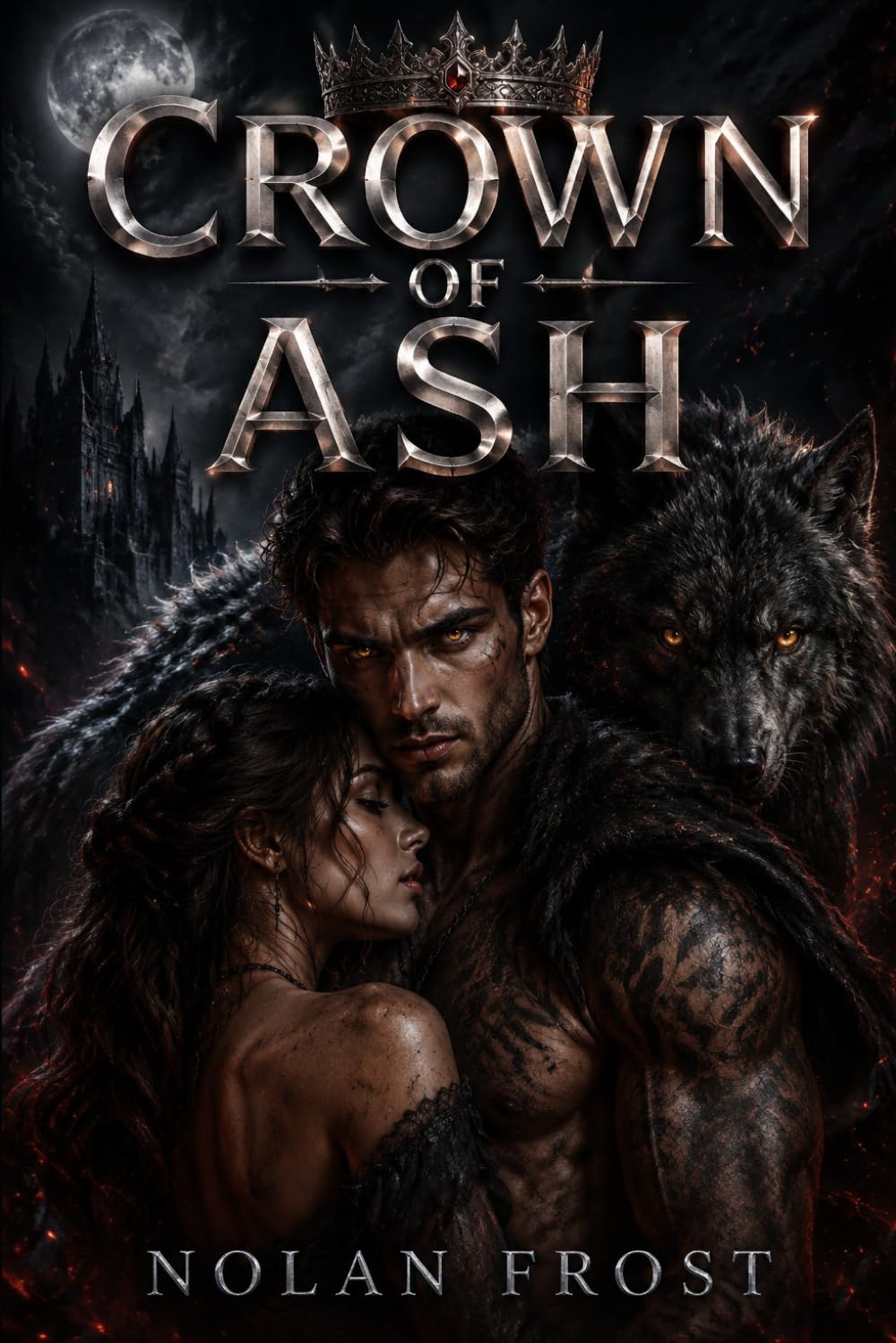 Crown of Ash: A Fated Mates Werewolf Romance (Shadow-Bound Hearts)