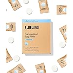 BLUELAND Foaming Hand Soap Refill Tablets, 10-Pack, Fragrance Free, Eco Friendly Cleaning Products, 10 x 9 Fl oz