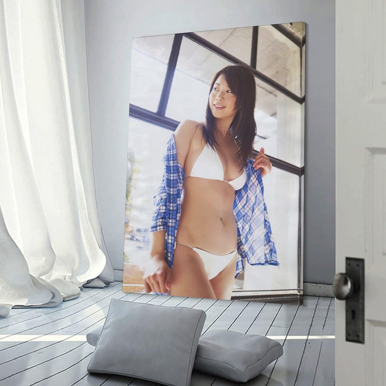 Amazon.co.jp: 中村優HD写真ポスター20 キャンバスアートポスター 水着