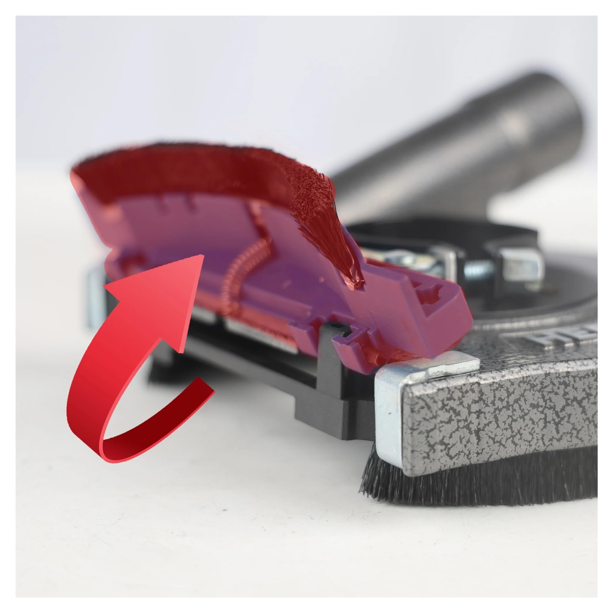 Capot de Protection pour Meuleuses d'angle, Capot Anti-poussière en Aluminium de 125 mm for meuleuse d'angle avec meule de 125 mm pour béton, Pierre et Brique