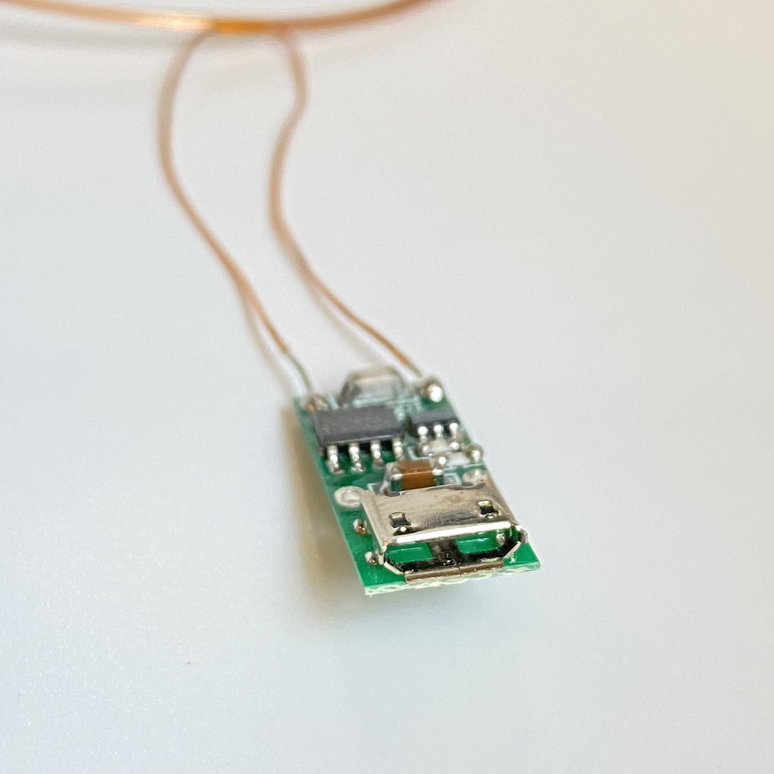 Taidacent Micro USB 50mm Remote Wireless LEDs and Coil Inductive Induction Led Lamp Light Up Wireless Charger/Charging Kit for Model Decoration Magical Toys (Micro USB Transmitter Coil Taidacent Micro USB 50mm Remote Wireless LEDs and Coil Inductive Induction Led Lamp Light Up Wireless Charger/Charging Kit for Model Decoration Magical Toys (Micro USB Transmitter Coil
