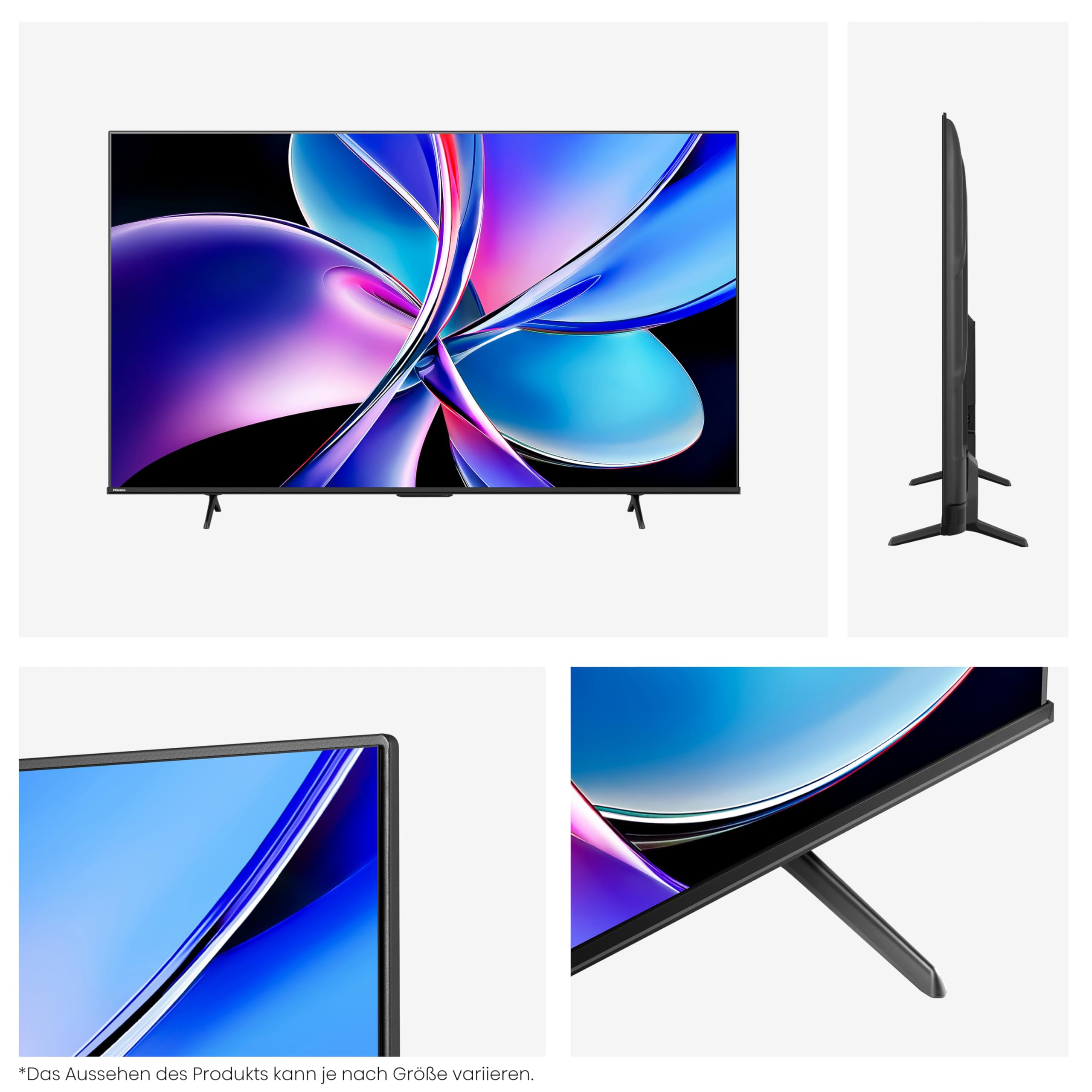 Hisense 55E7Q PRO Fernseher 139cm (55 Zoll) 4K UHD QLED, Smart TV,144Hz Game Mode PRO,Filmaker Mode, AMD FreeSync Premium,AI HDR Upscaler,Dolby Vision IQ,Dolby Atmos,Sprachsteuerung[2025]