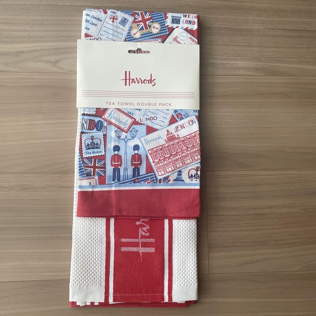 Harrods*⑅ ティータオル 2枚セット Amazon.co.jp: ハロッズ ティータオル 2枚 a2805 : ホーム＆キッチン