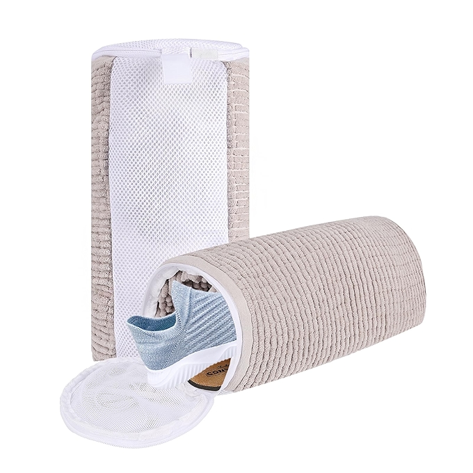 鞋子清洗袋套装（2件）升级版全包型洗鞋袋带鞋带槽及鞋垫袋