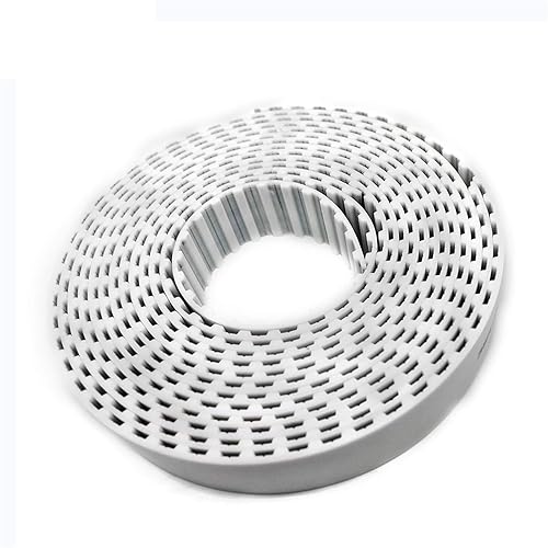 Pangocho Jinchao-Correa dentada trapezoidal PU T10 Correa sincrónica abierta, ancho 15202530401.969in, acero poliuretano, T10-15, T10-20, T10-25,